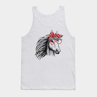 Bandana Horse Lover Tank Top